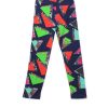 Matching Sets moleyapparels | Art Triangles Print Leggings Navy (Girl'S Bottom)