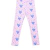 Girls moleyapparels | Geometric Grapes Print Leggings Pink (Girl'S Bottom)