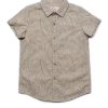 Matching Sets moleyapparels | Weave Print Short Sleeve Shirt Khaki (Boy'S Shirt)