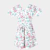 Girls moleyapparels | Floral Print Flare Dress White (Girl'S Dress)