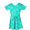 Matching Sets moleyapparels | Japanese Sunray Print Flare Dress Green (Girl'S Dress)