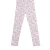 Girls moleyapparels | Floral Print Leggings Pink (Girl'S Bottom)