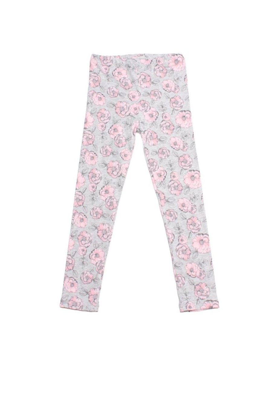 Girls moleyapparels | Floral Print Leggings Pink (Girl'S Bottom)