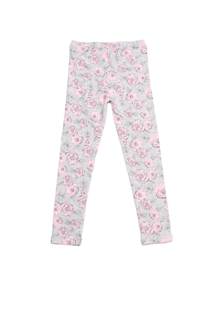 Girls moleyapparels | Floral Print Leggings Pink (Girl'S Bottom)