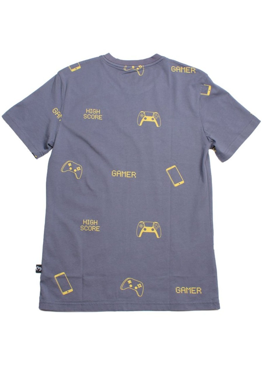 Matching Sets moleyapparels | Gaming Prints T-Shirt Darkgrey (Men'S T-Shirt)