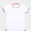 Matching Sets moleyapparels | Twin Tipped Polo T-Shirt White (Boy'S T-Shirt)