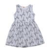 Girls moleyapparels | Flamingo Print Dress Grey (Girl'S Dress)