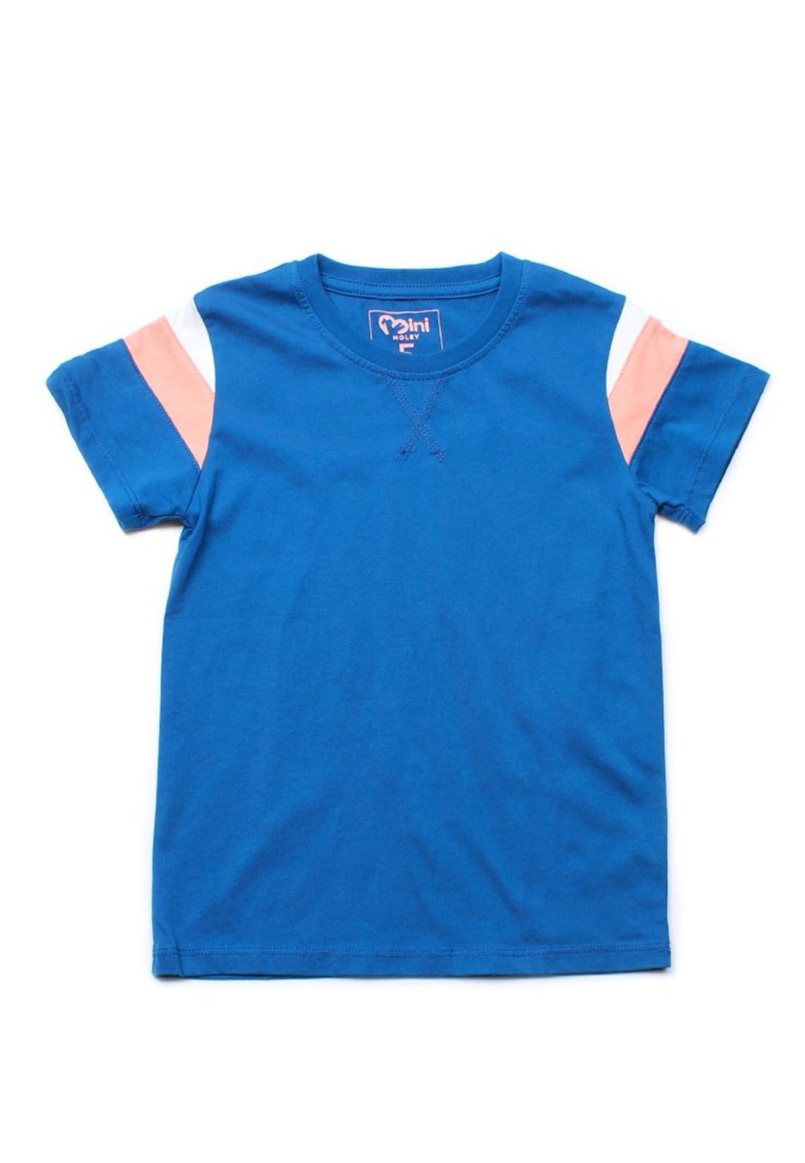 Boys moleyapparels | Colour Block T-Shirt Blue (Boy'S T-Shirt)