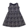 Matching Sets moleyapparels | Whale Wave Print Dress Navy (Girl'S Dress)