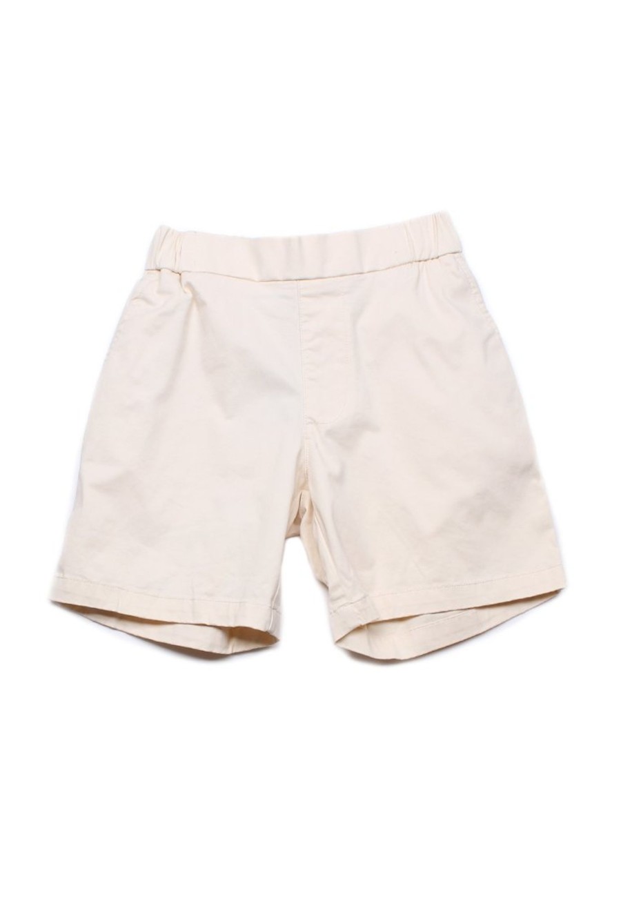 Ladies moleyapparels | Casual Twill Shorts Cream (Ladies' Bottom)