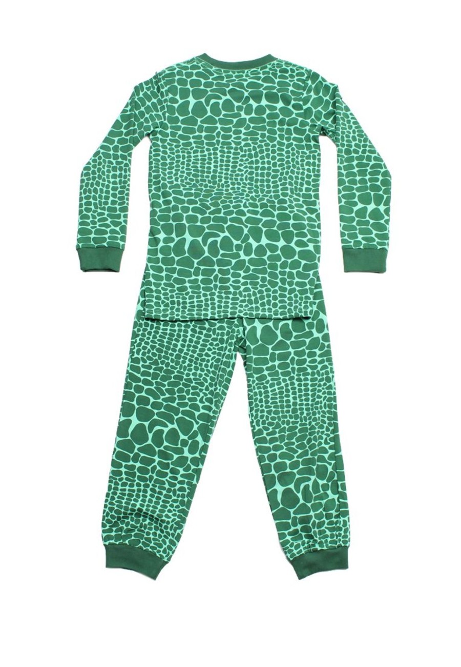 Kids Pyjamas moleyapparels | Crocodile Print Pyjamas Set Green (Kids' Pyjamas)