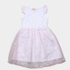 Girls moleyapparels | Butterfly Bubble Dress White (Girl'S Dress)