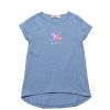 Girls moleyapparels | Be A Unicorn T-Shirt Blue (Girl'S Top)