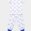 Kids Pyjamas moleyapparels | Sushi Print Pyjamas Set White/Blue (Kids' Pyjamas)