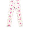 Girls moleyapparels | Geometric Strawberry Print Leggings Yellow (Girl'S Bottom)