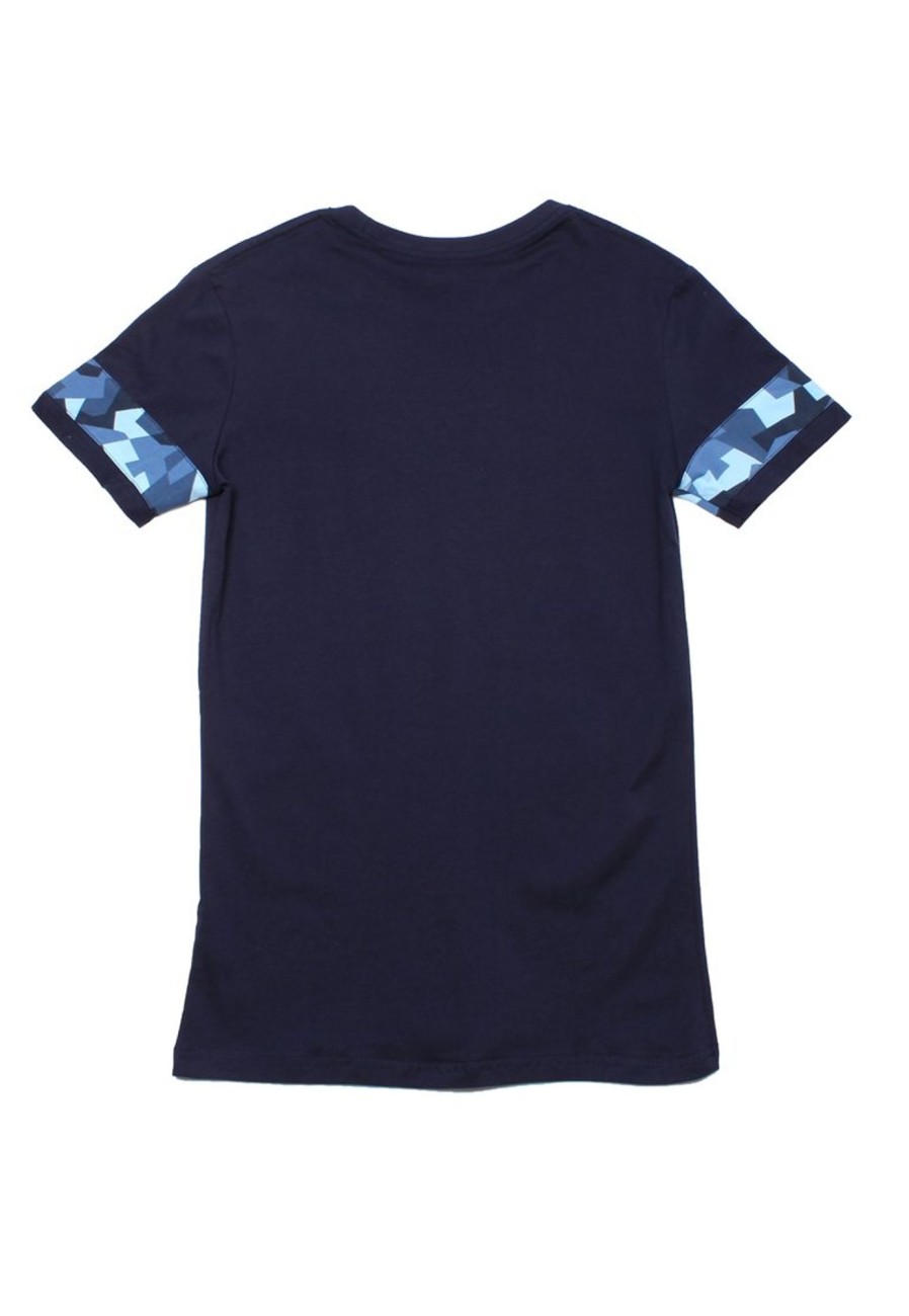 Matching Sets moleyapparels | Camo Details T-Shirt Navy (Men'S T-Shirt)