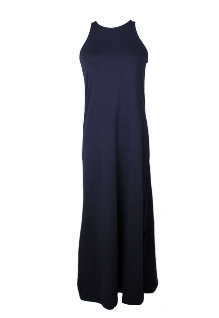 Ladies moleyapparels | Classic Maxi Dress Navy (Ladies' Dress)