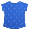 Ladies moleyapparels | Dragonfly Print Ladies' Blouse Blue