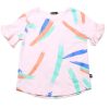 Matching Sets moleyapparels | Paint Brush Print Blouse Pink (Ladies' Top)