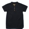 Boys moleyapparels | Polka Dots Trims Polo T-Shirt Black (Boy'S T-Shirt)