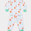 Kids Pyjamas moleyapparels | Squirrel Print Pyjamas Set White (Kids' Pyjamas)