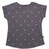 Ladies moleyapparels | Swallow Print Blouse Grey (Ladies' Top)