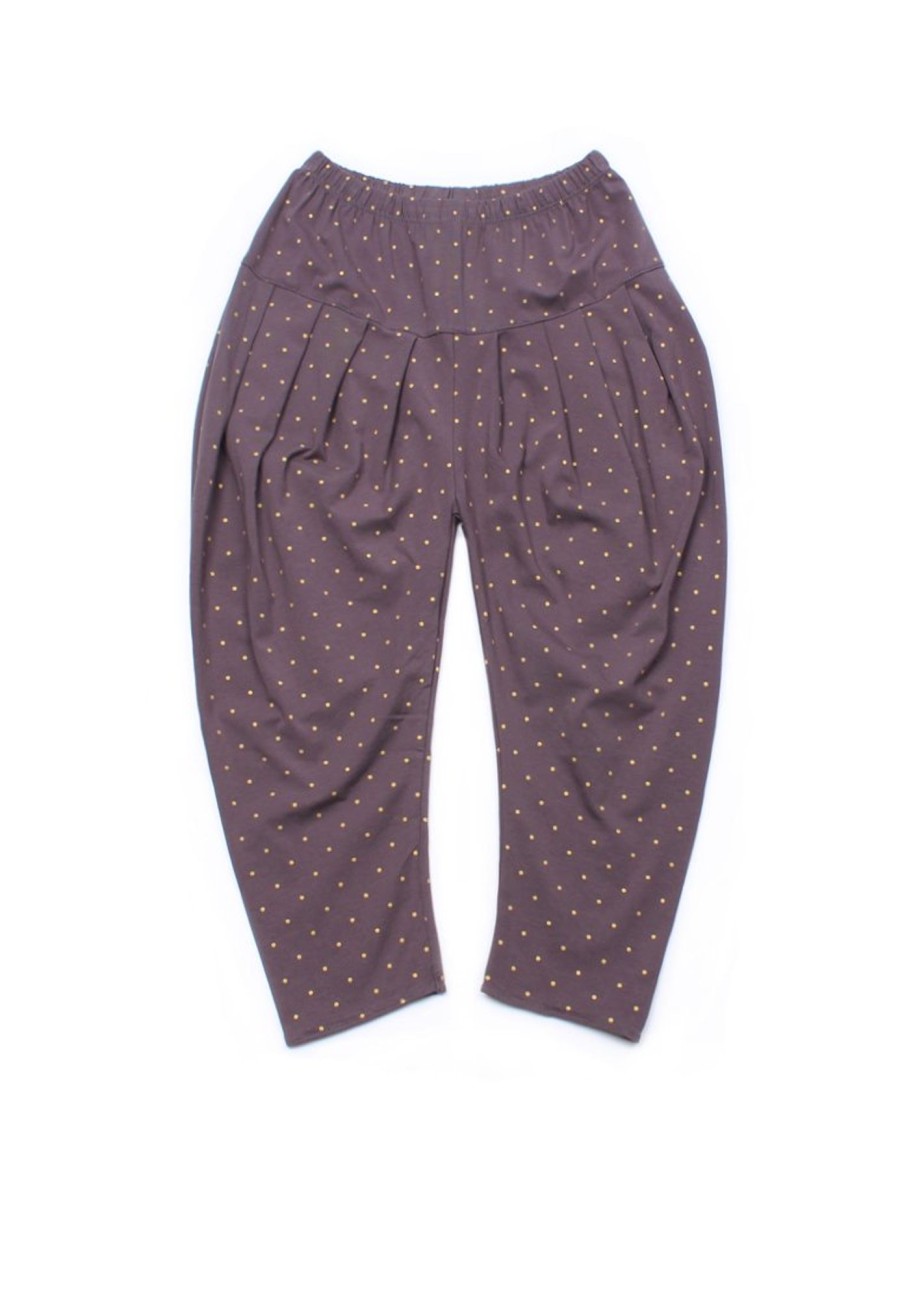 Girls moleyapparels | Polka Dots Print Harem Pants Grey (Girl'S Bottom)