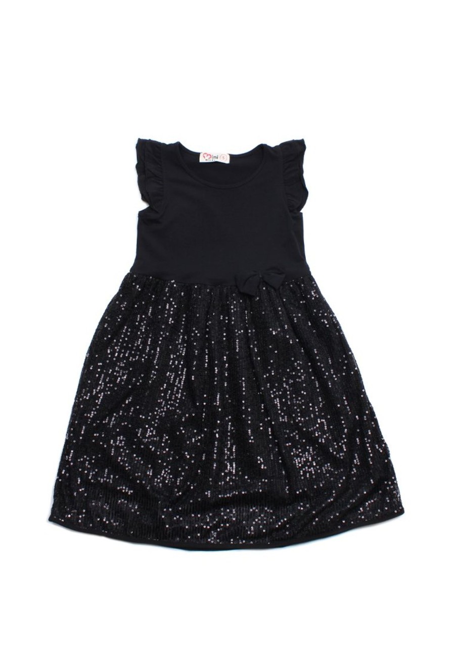 Girls moleyapparels | Sequin Premium Party Dress Black (Girl'S Dress)