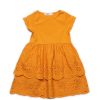 Girls moleyapparels | Eyelet Layered Premium Dress Yellow (Girl'S Dress)