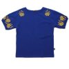 Ladies moleyapparels | Digital Floral Embroidery Blouse Blue (Ladies' Top)