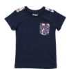 Boys moleyapparels | Neon Botanical Print T-Shirt Navy (Boy'S T-Shirt)