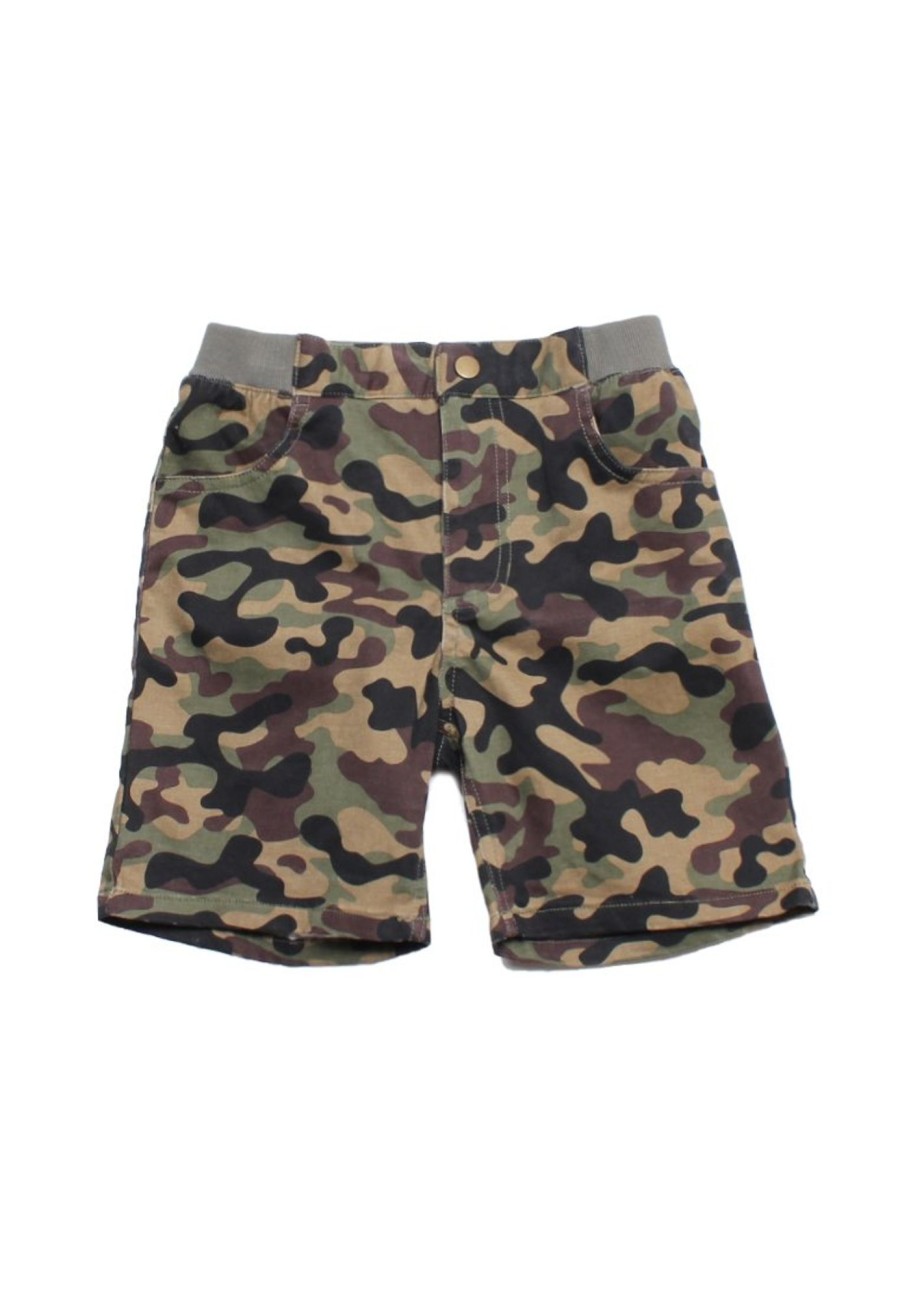 Matching Sets moleyapparels | Premium Camo Shorts Khaki (Boy'S Shorts)