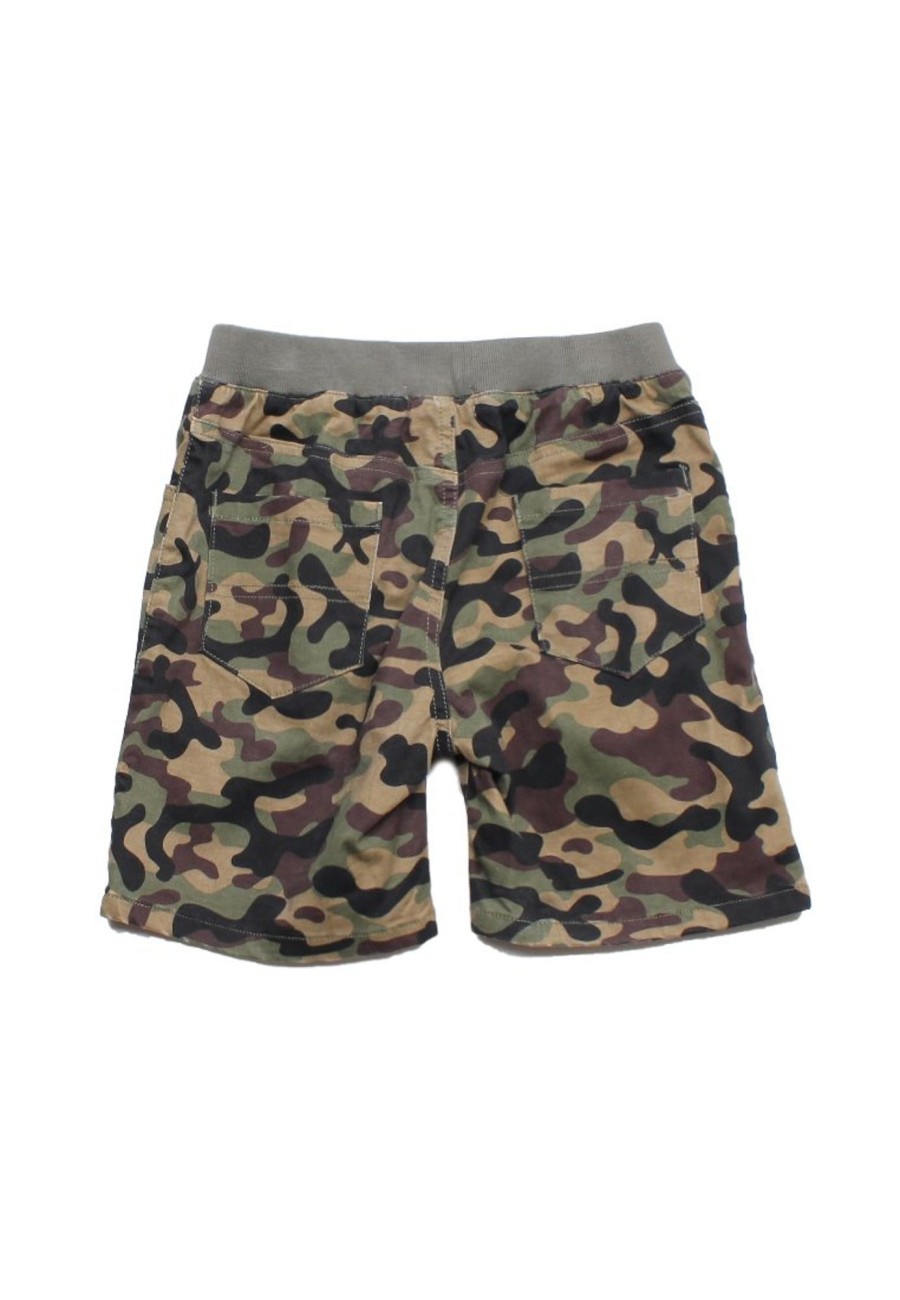 Matching Sets moleyapparels | Premium Camo Shorts Khaki (Boy'S Shorts)