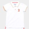 Boys moleyapparels | Tri Tipped Polo T-Shirt White (Boy'S T-Shirt)