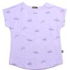 Matching Sets moleyapparels | Dolphin Print Blouse Purple (Ladies' Top)