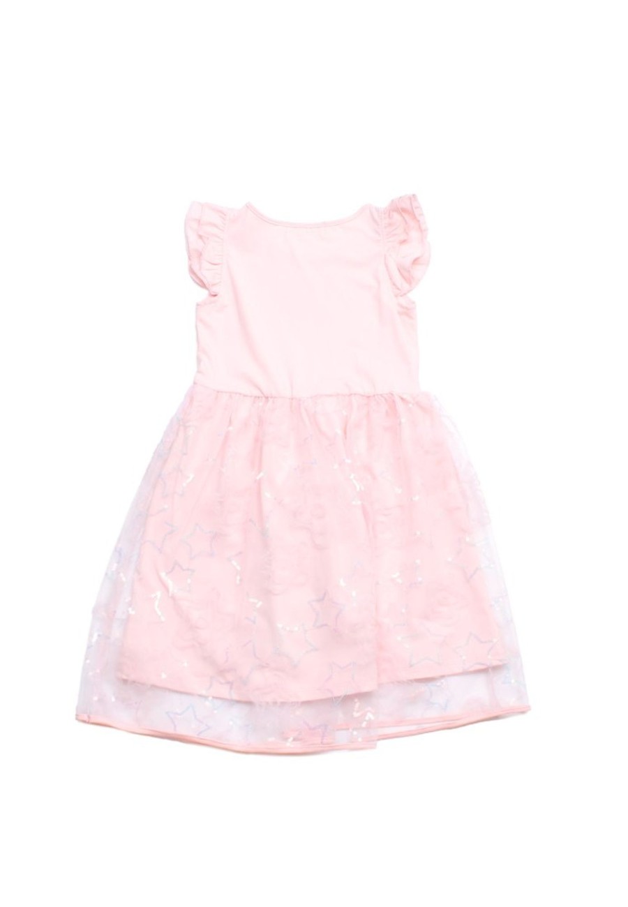 Girls moleyapparels | Star Sequin Bubble Dress Pink (Girl'S Dress)