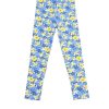 Girls moleyapparels | Floral Print Leggings Blue (Girl'S Bottom)