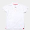 Matching Sets moleyapparels | Polka Dot Polo T-Shirt White (Boy'S T-Shirt)