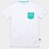 Matching Sets moleyapparels | Japanese Sunray Pocket T-Shirt White (Men'S T-Shirt)