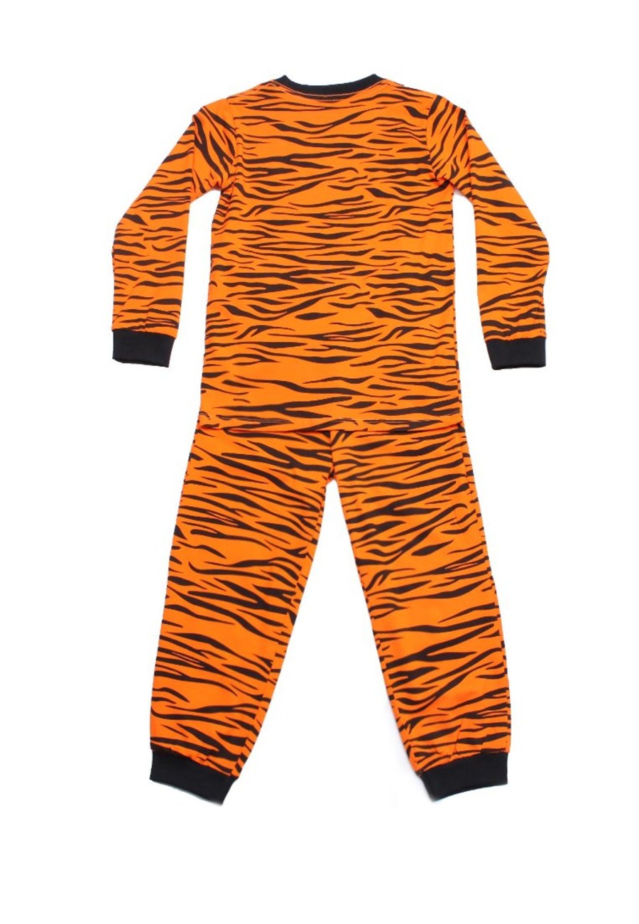 Kids Pyjamas moleyapparels | Tiger Print Pyjamas Set Orange (Kids' Pyjamas)