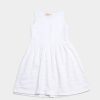 Girls moleyapparels | Embroidery Rose Dress White (Girl'S Dress)