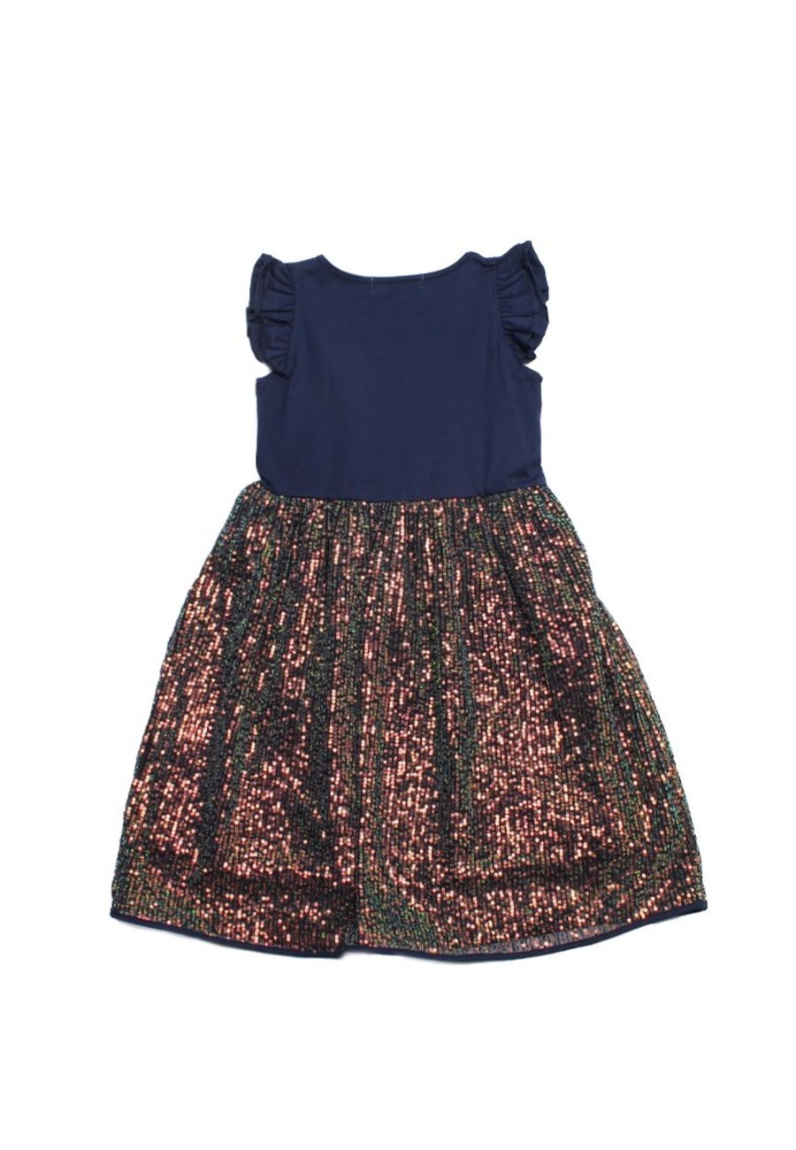 Girls moleyapparels | Sequin Premium Party Dress Navy (Girl'S Dress)