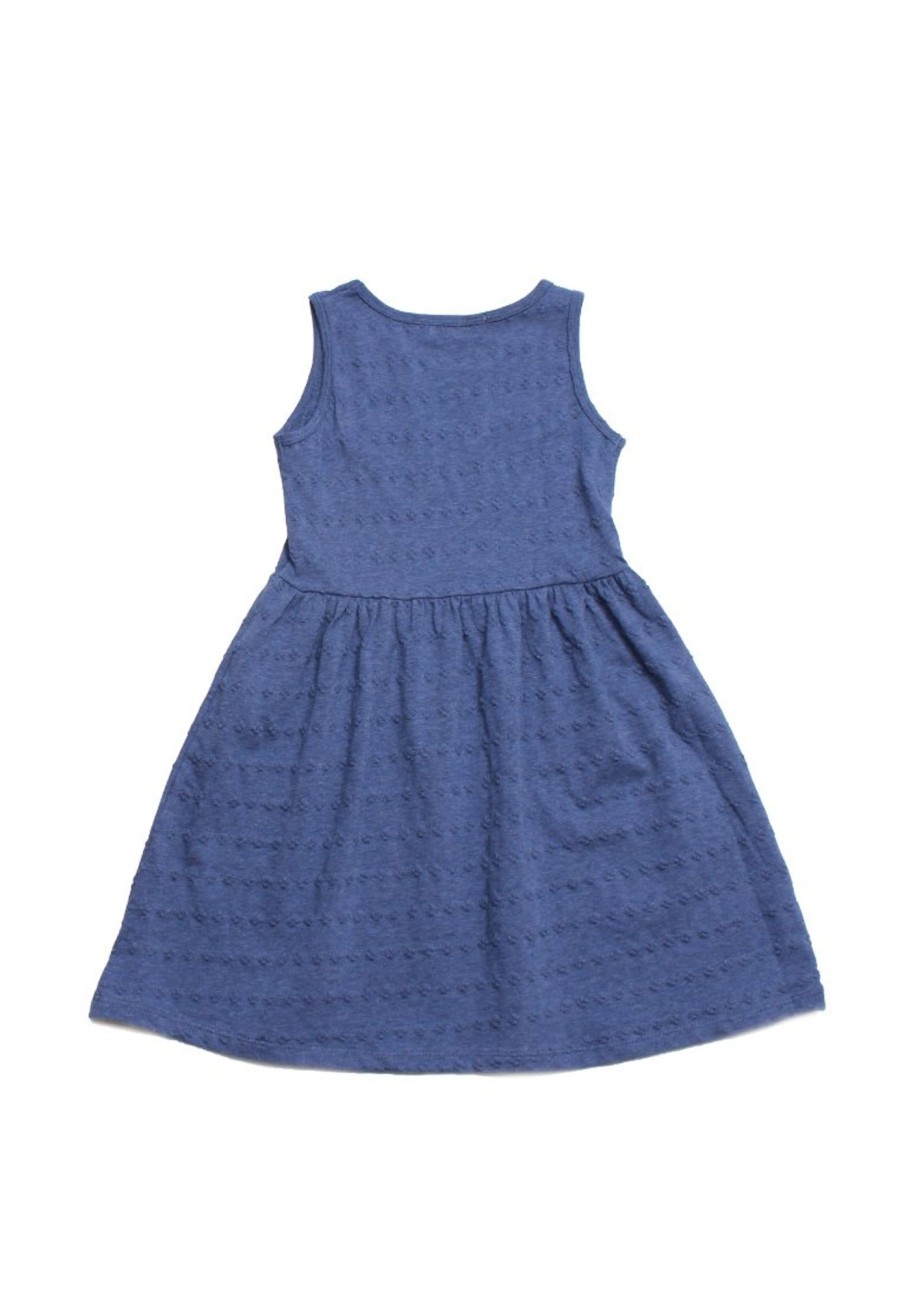 Girls moleyapparels | Embroidery Rose Dress Navy (Girl'S Dress)