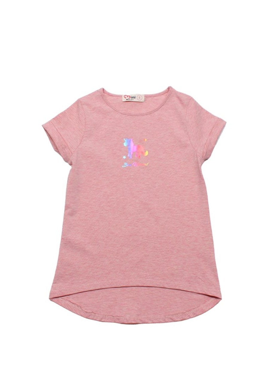 Girls moleyapparels | Be A Unicorn T-Shirt Pink (Girl'S Top)