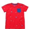 Boys moleyapparels | Paint Splatter T-Shirt Red (Boy'S T-Shirt)