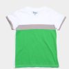 Matching Sets moleyapparels | Colour Block Panel T-Shirt Green (Boy'S T-Shirt)