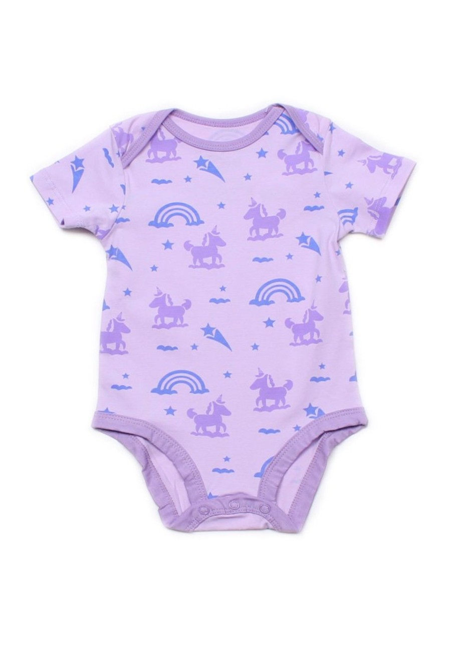 Babies moleyapparels | Unicorn Print Romper Purple (Baby Romper)