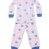 Kids Pyjamas moleyapparels | Swan Print Pyjamas Set Pink (Kids' Pyjamas)