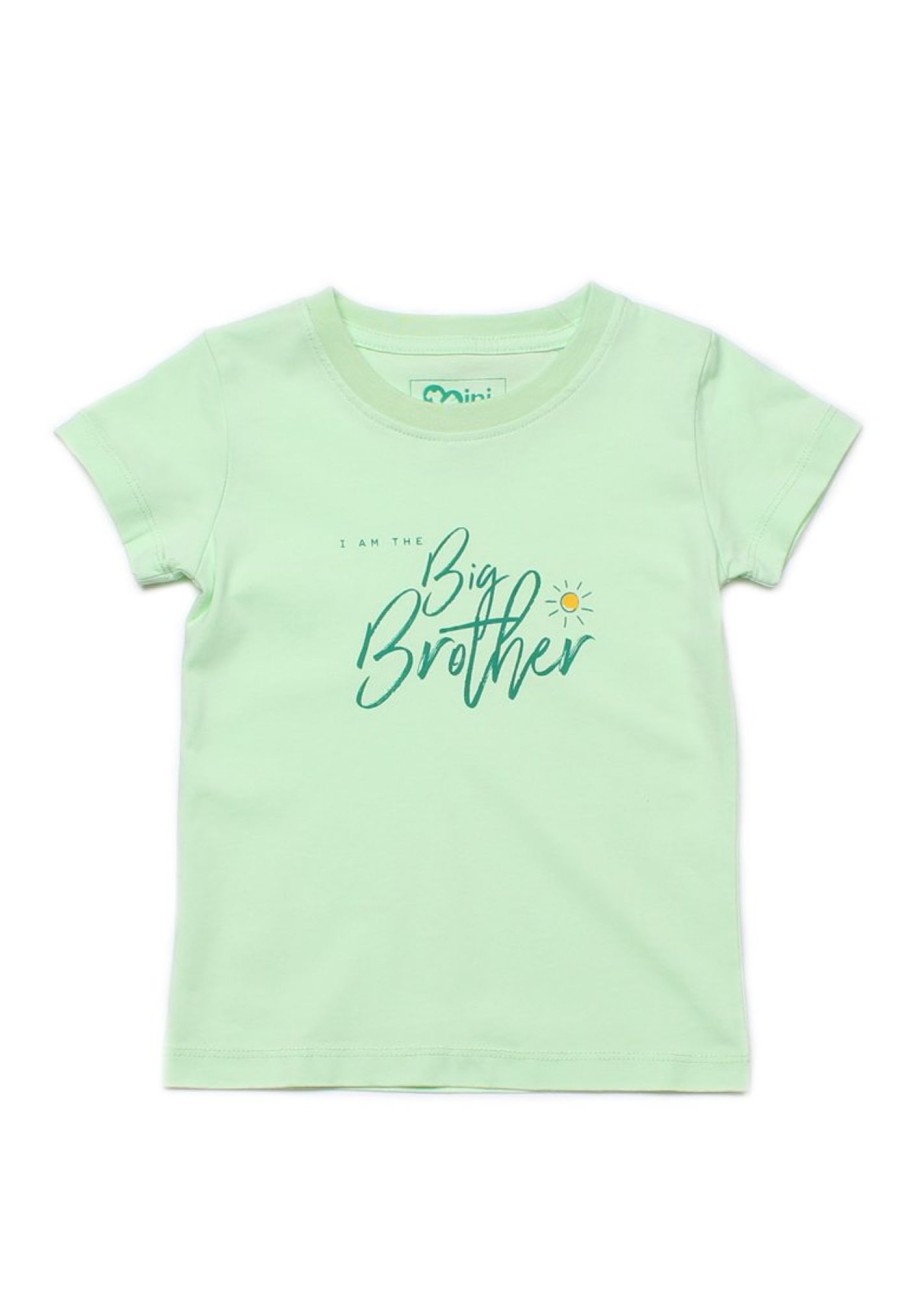 Boys moleyapparels | Big Brother T-Shirt Green (Boy'S T-Shirt)