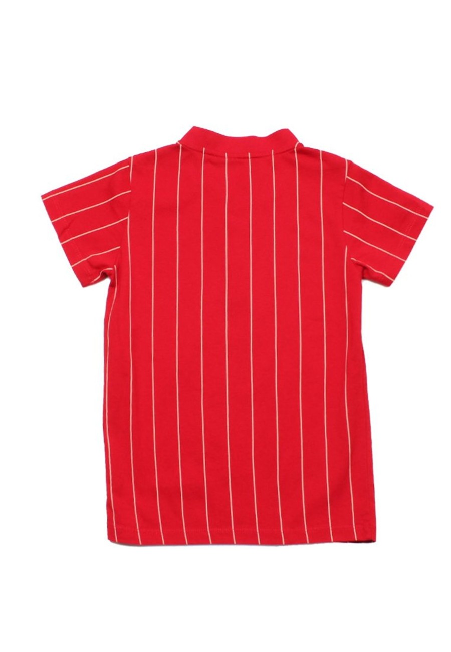 Matching Sets moleyapparels | Awesome Baseball Stripes Henley T-Shirt Red (Boy'S T-Shirt)